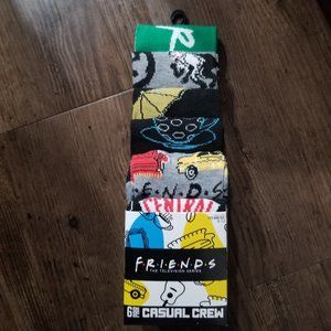 Friends 6 pack Crew Socks